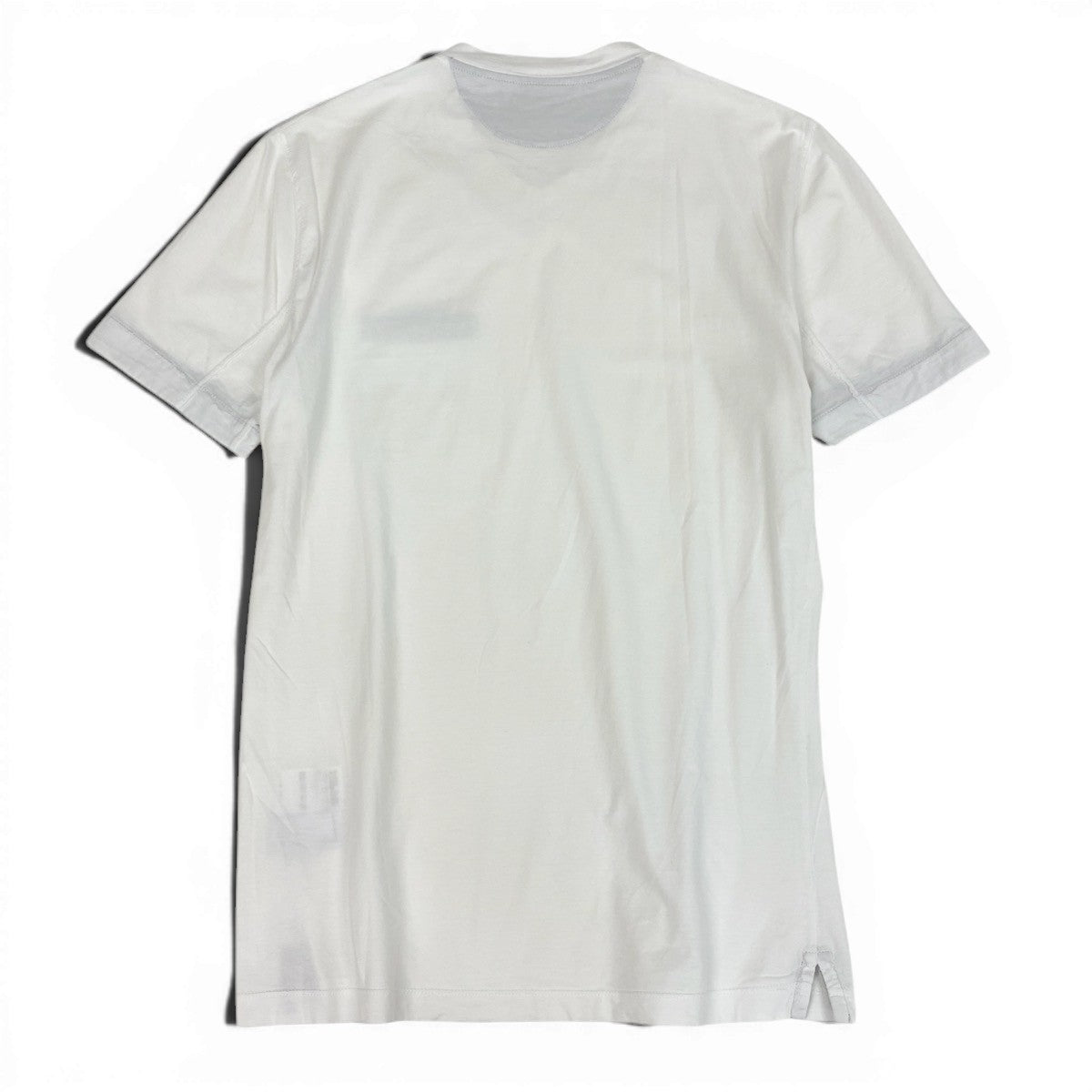 84e29 BRUNELLO CUCINELLI ブルネロクチネリ SLIM FIT Vネック 半袖Tシャツ カットソー サイズXS ホワイト コットン100％ メンズ 紳士服u02t