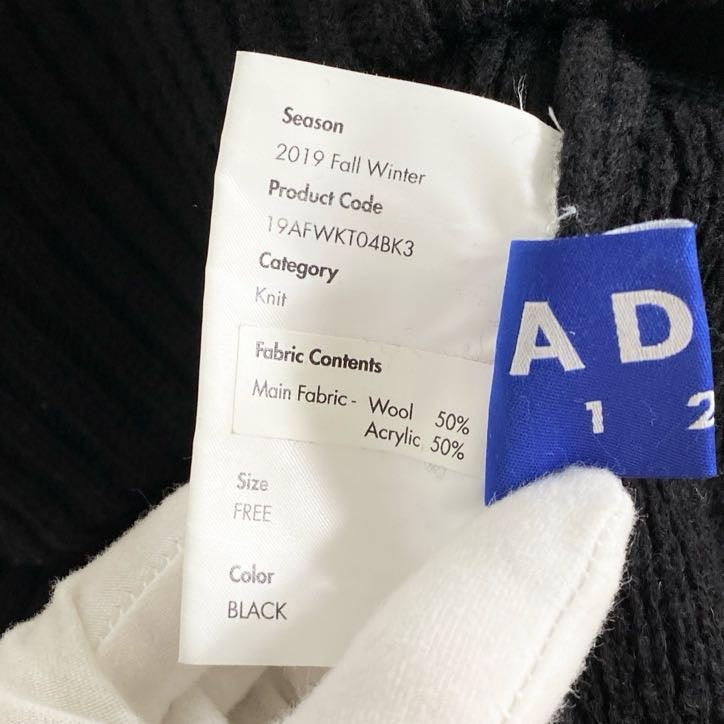 9i4 ADER ERROR アーダーエラー 19AW TRUCK LOGO KNIT TOP セーター F ブラック トラックロゴ ニットトップ