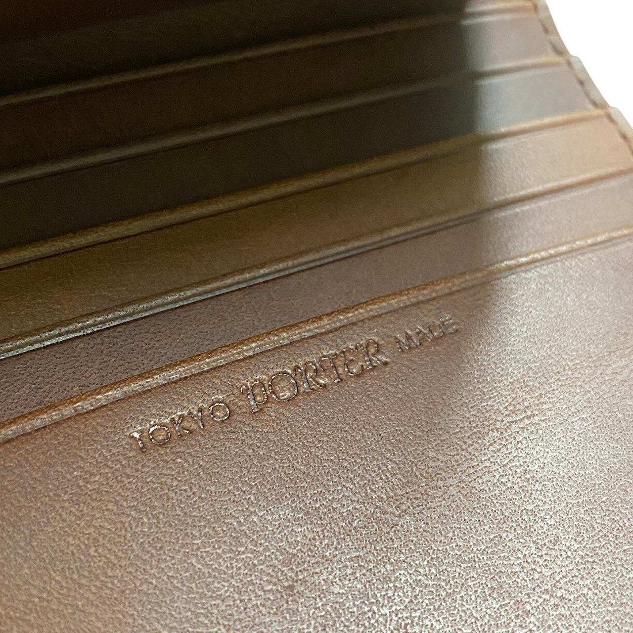 e16 《極美品》 PORTER ポーター 925 WALLET 2つ折り財布 069-04813 ブラウン レザー ヌメ革 ウォレット YOSHIDA＆Co.t18r