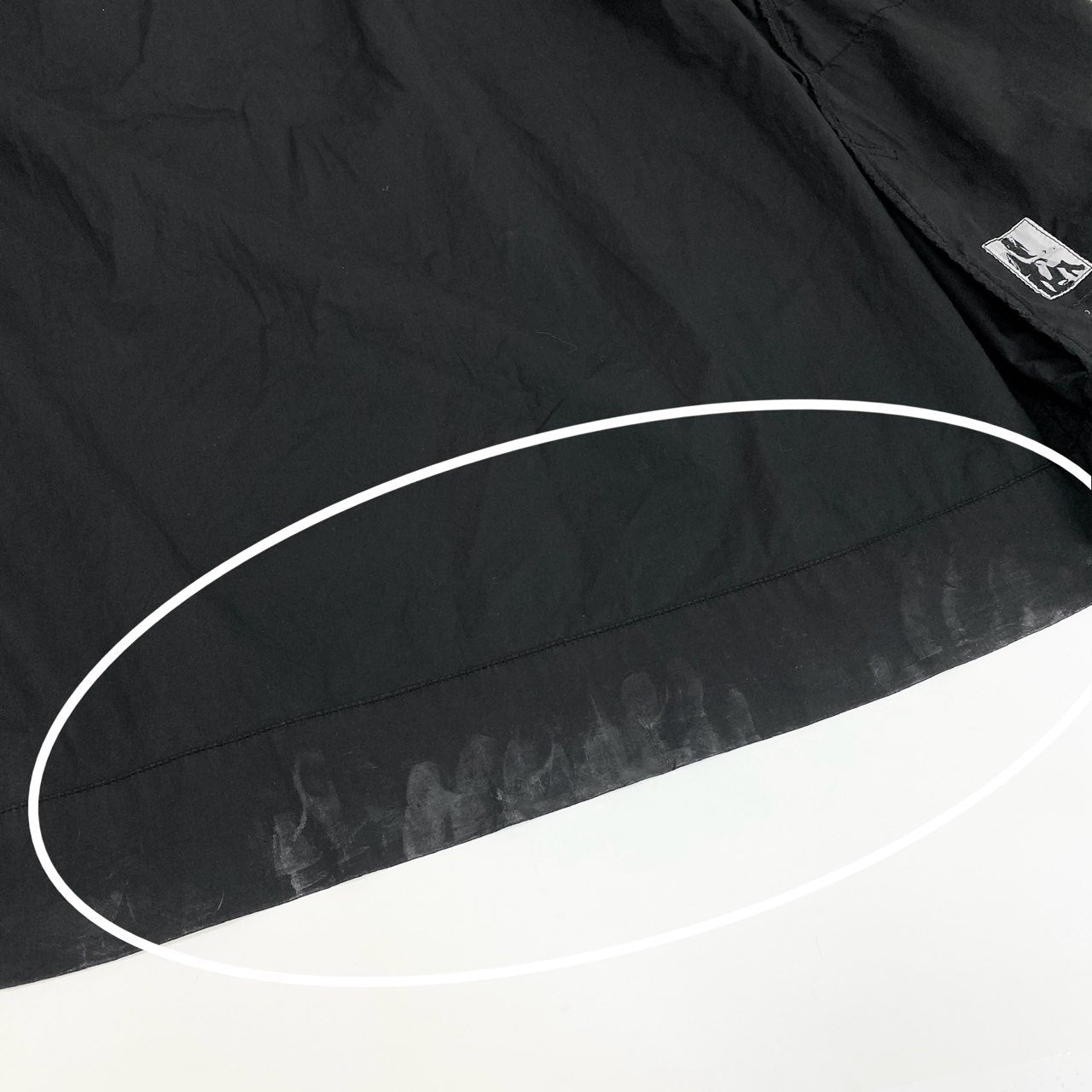 8L5 Rick Owens リックオウエンス コーティングパーカー ジップパーカー DRKSHDW アウター DU3762 Lサイズ ブラック メンズu02t