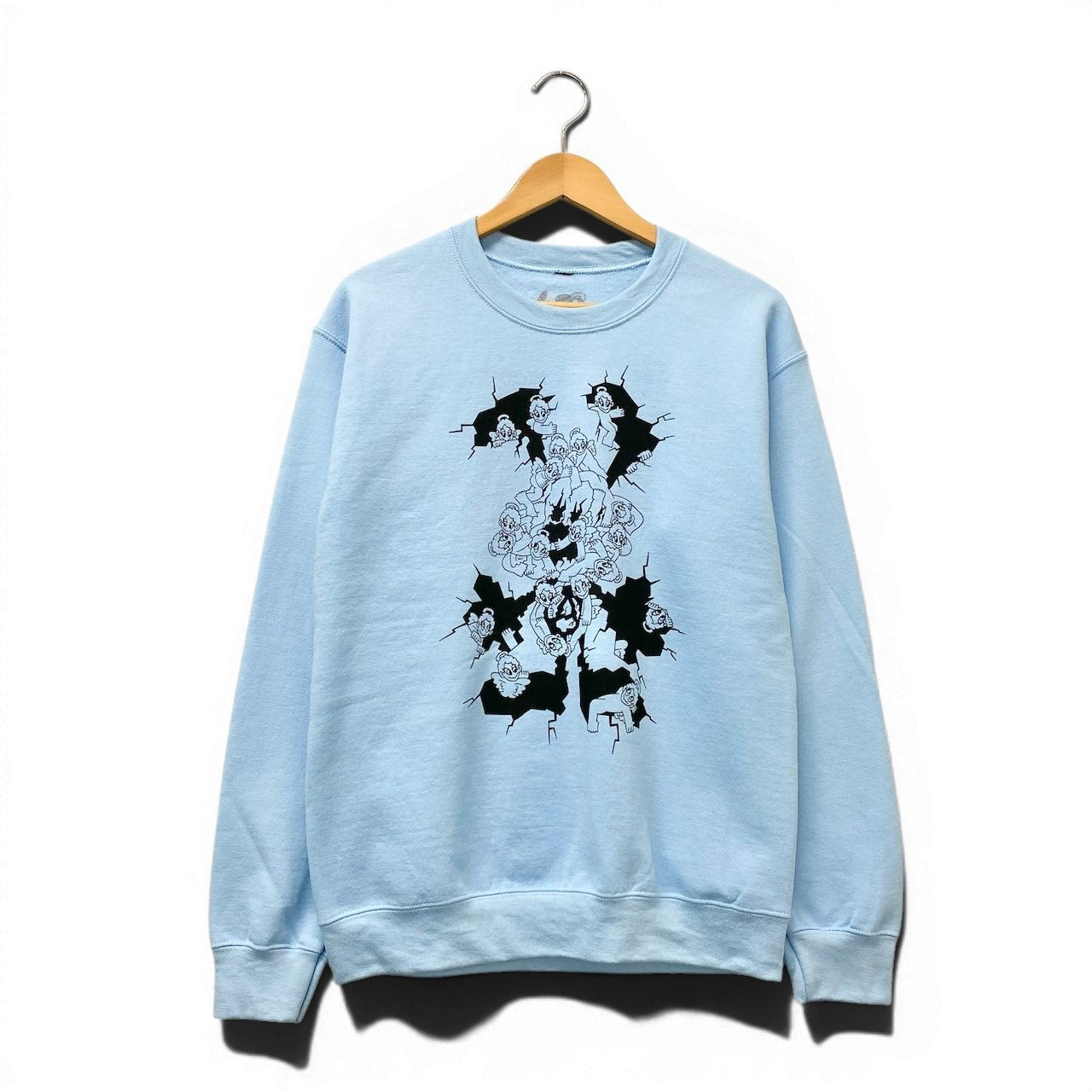 73e18 VERDY ヴェルディ TAPPEI SWEAT CREW ロングスリーブスウェット トレーナー トップス Sサイズ ブルー メンズ 男性用u02t