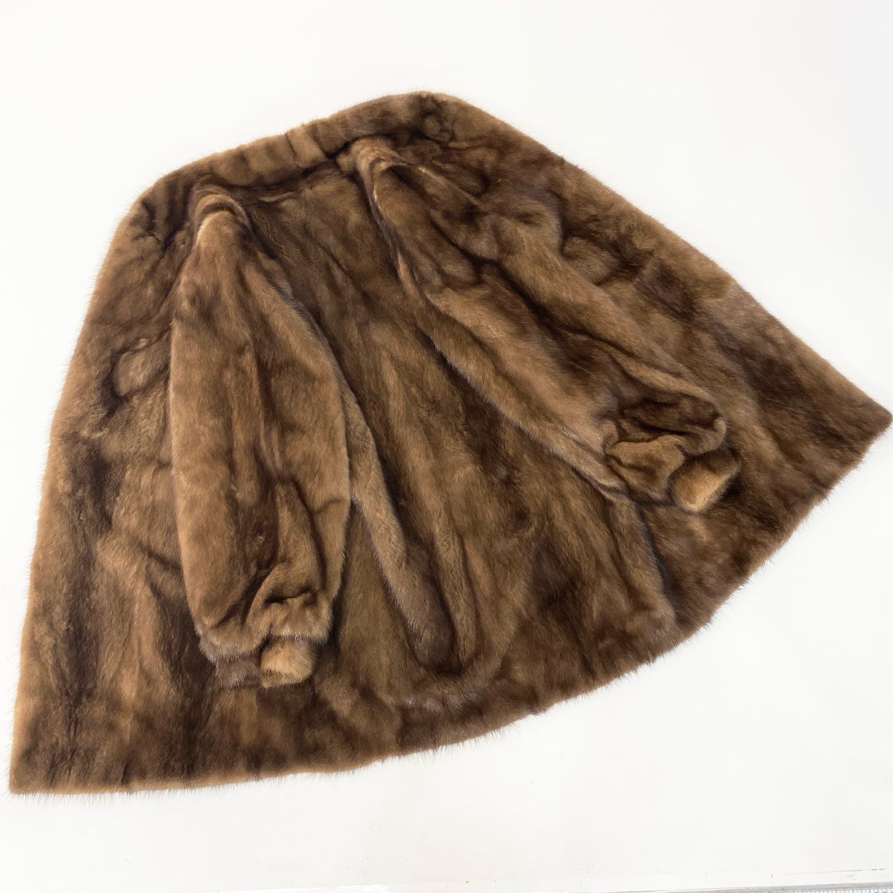 21c4 SAGA MINK サガミンク 銀サガ パステルミンク ファーコート サイズ13 ブラウン 最高級本毛皮 Pastel Mink Fur Coatt18r