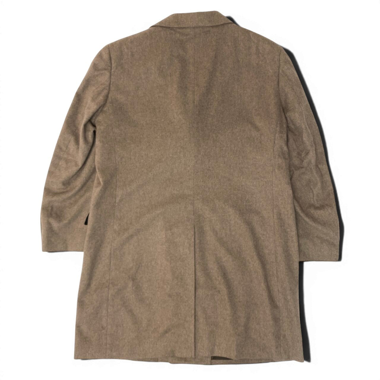 50e8 Ermenegildo Zegna エルメネジルド ゼニア カシミヤチェスターコート ジャケットコート オンワード樫山 Royal Custom ブラウン カシミヤ100％ メンズ 男性用u02t