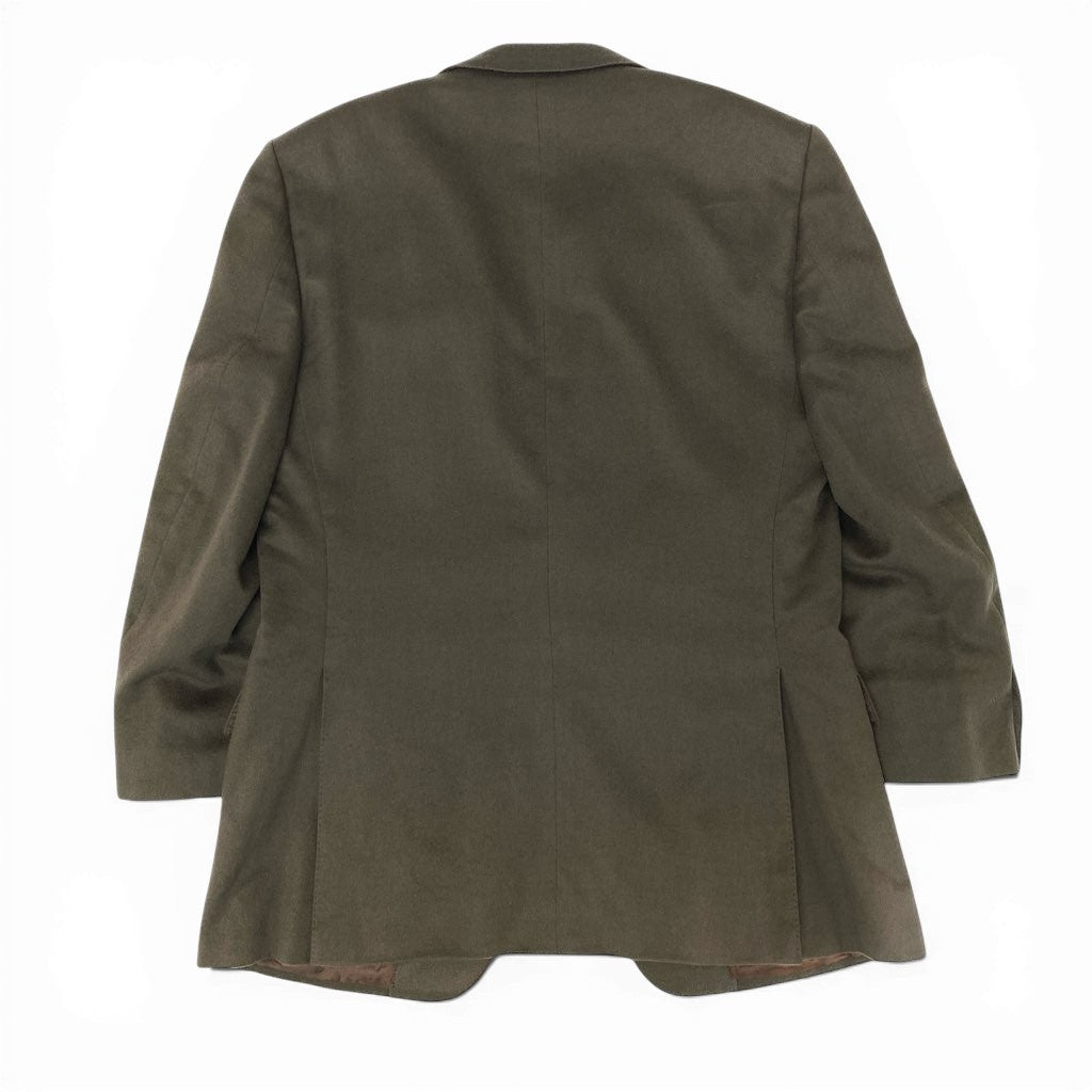 54l28 Ravazzolo ラヴァッツォーロ ロロピアーナ生地 テーラードジャケット カシミヤジャケット 2B メンズ 紳士服 48 ブラウン系 カシミア100％o07t