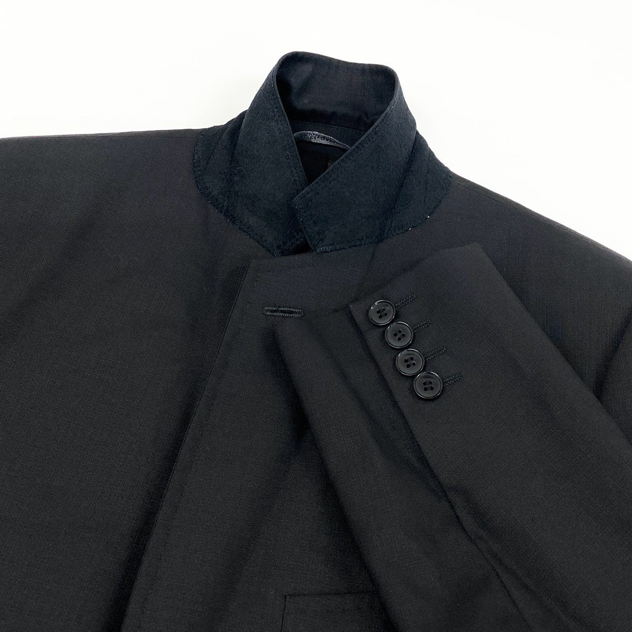 66g8 DOLCE&GABBANA ドルチェアンドガッバーナ テーラードジャケット ブレザー ビジネス フォーマル イタリア製 44 ブラック メンズ