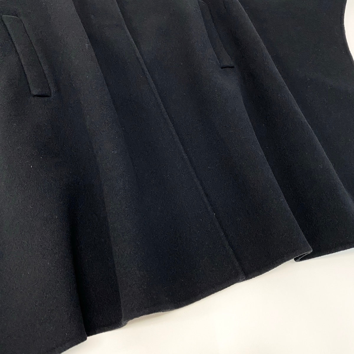Eh1 【美品】JIL SANDER ケープコート ロングコート ポンチョ イタリア製 32サイズ ブラック ウール100％ ブラックu02t
