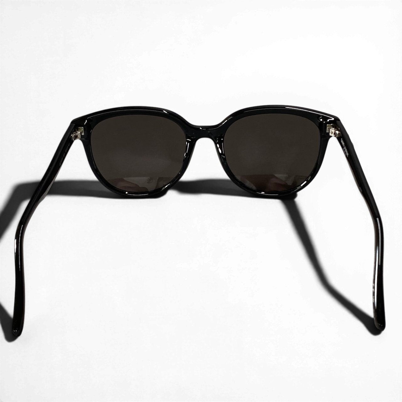 g11 《極美品》 SAINT LAURENT サンローラン レターリングロゴ サングラス Letterring Logo Sunglasses SL317 55□20 ブラック ソフトケース付t18r