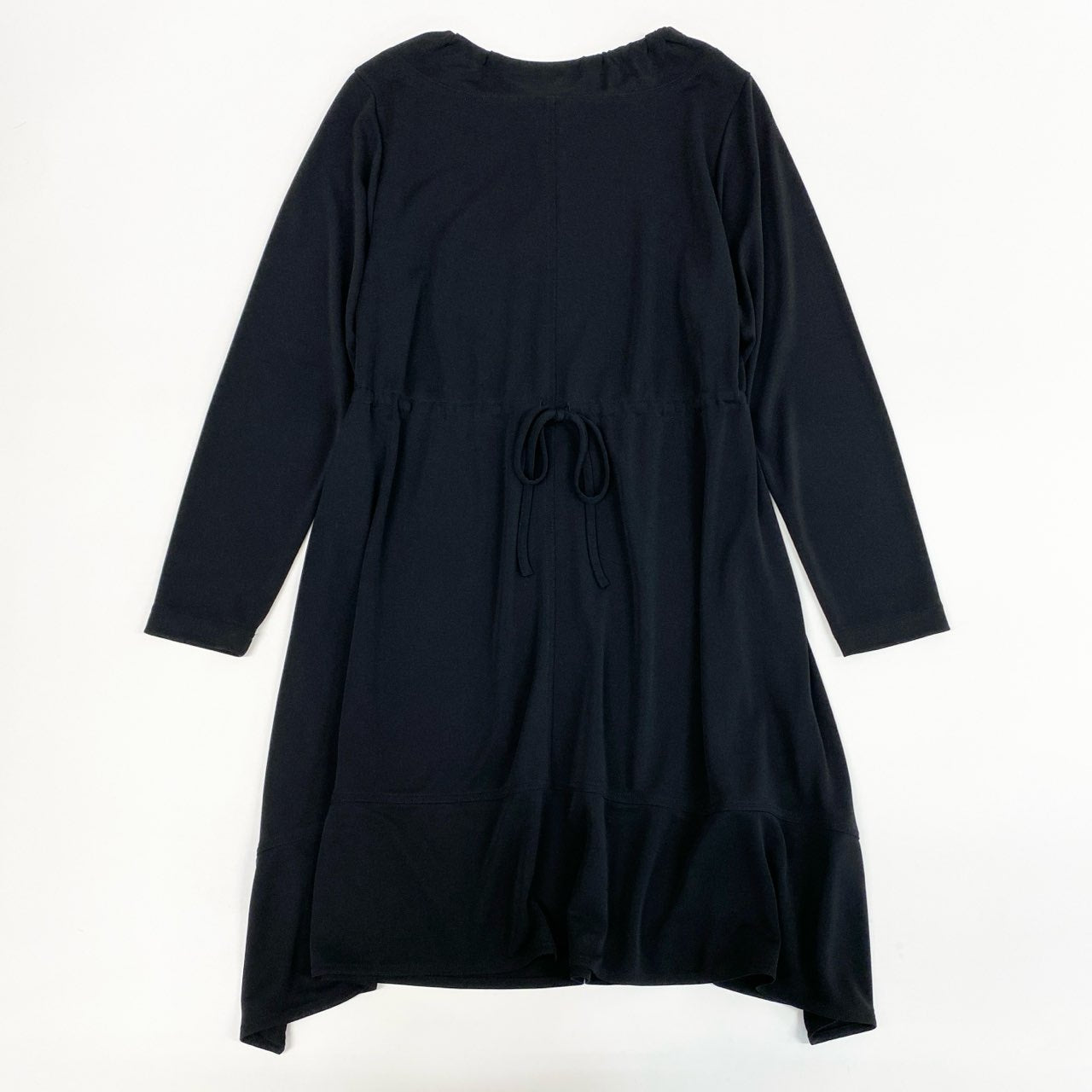 56k26 TOKUKO 1er VOL トクコプルミエヴォル 長袖ワンピース ロングワンピース Aライン プリント 9 ブラック レディースu02t