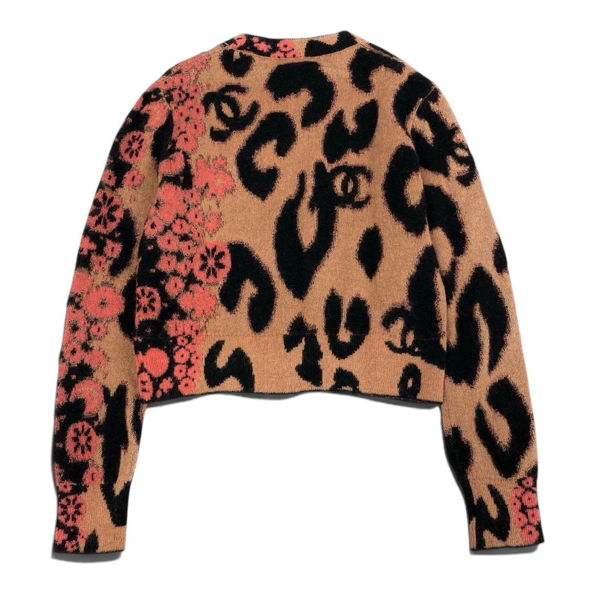 Ci4 【極美品】 CHANEL シャネル 2023AW ココマーク ニットセーター カシミヤ モヘヤ P75361 サイズ36 ブラウン レディースk02i