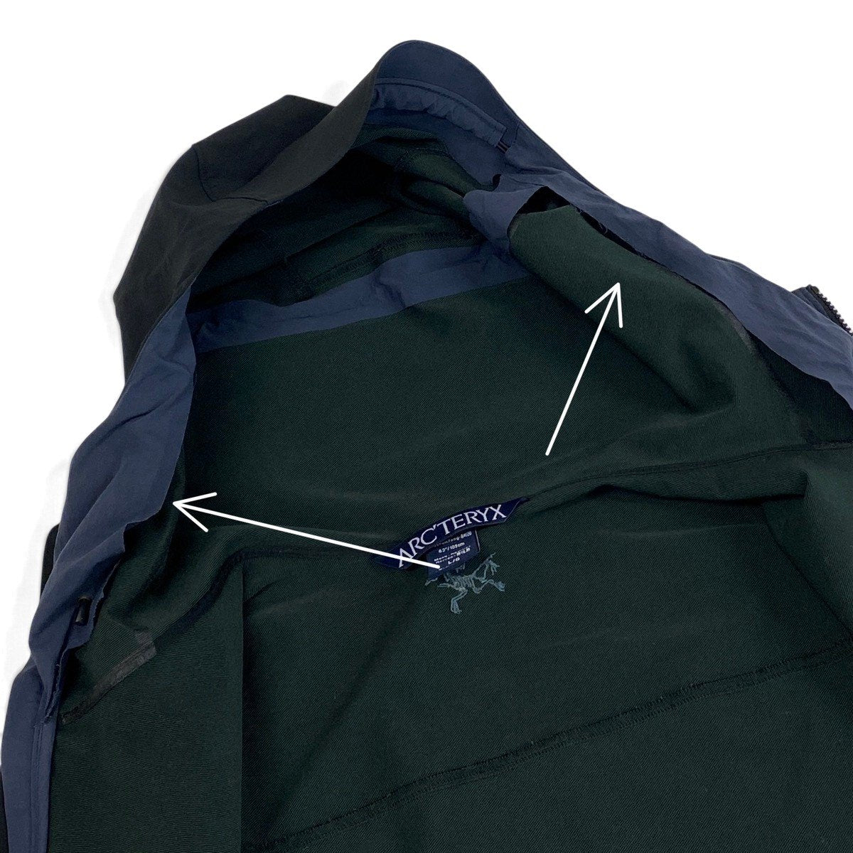 26j8 ARC’TERYX アークテリクス マウンテンパーカー ジップアップフーディー 胸元ロゴ刺繍  Lサイズ ブラック メンズ 男性用u02t