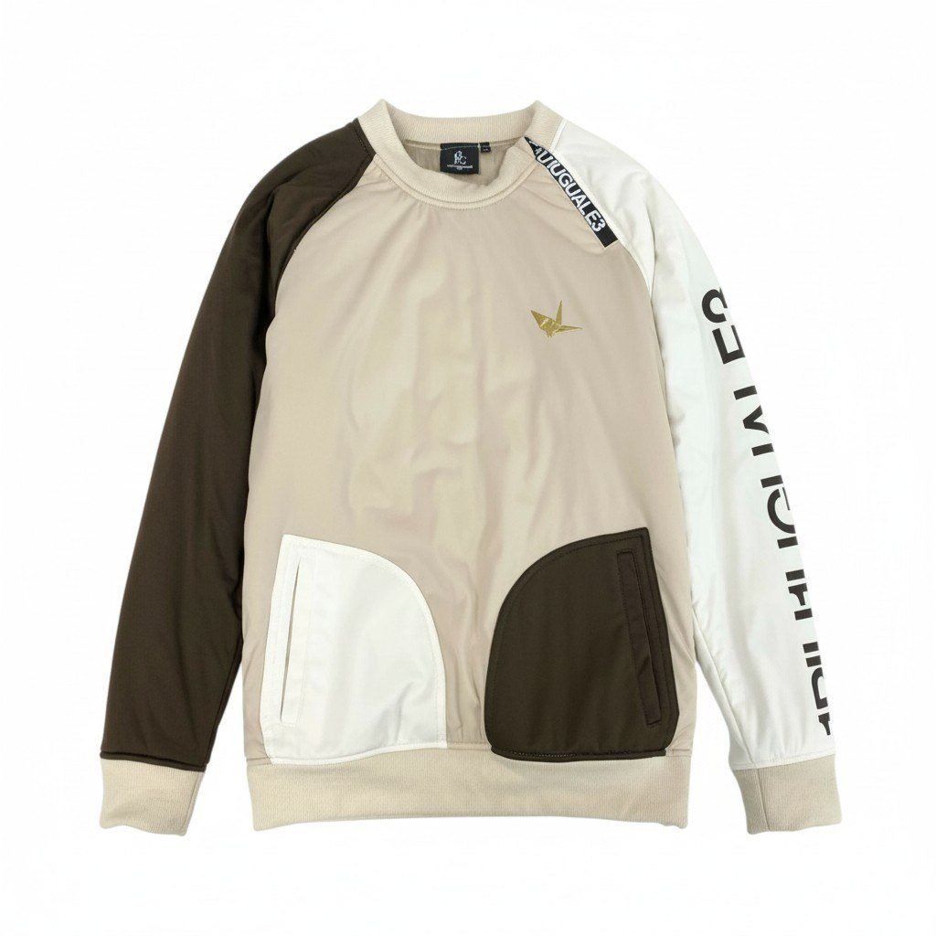 68L11 1PIU1UGUALE3 GOLF ウノピュウノウグァーレトレ ゴルフ 中綿ジャケット ブルゾン アウター GRB025 4 ベージュ系 ポリエステル メンズ 男性用 ゴルフウェアu02t