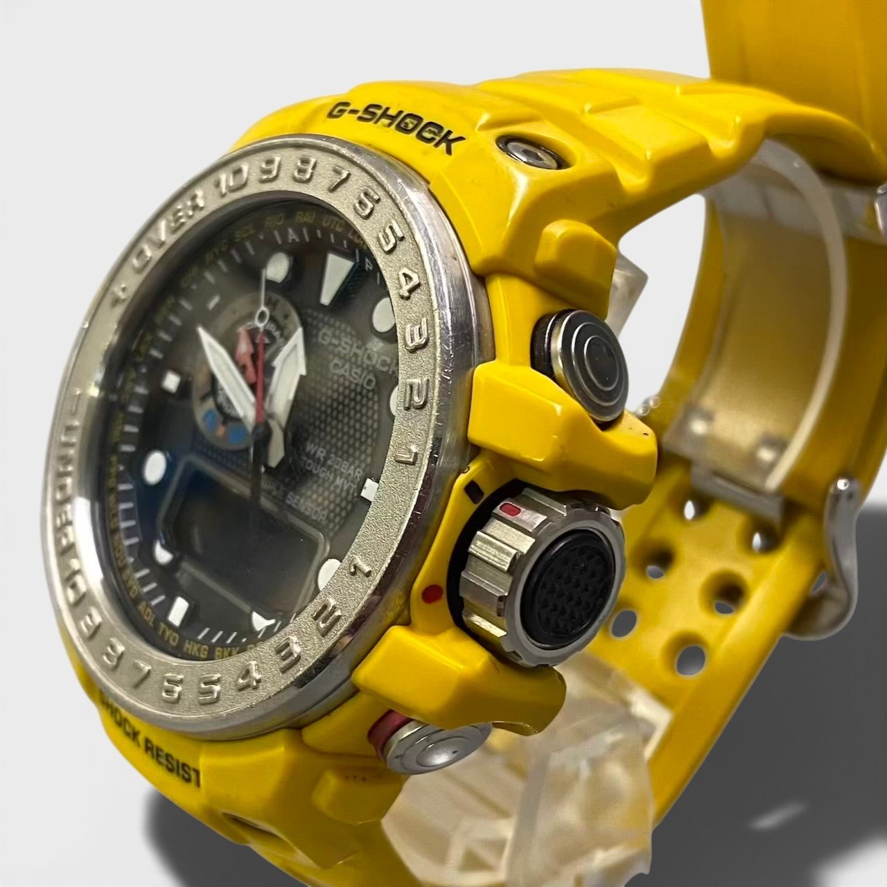 c23 CASIO G-SHOCK カシオ Gショック GWN-7000 イエロー 腕時計 ガルフマスター 電波ソーラー デジタルウォッチ メンズk02i