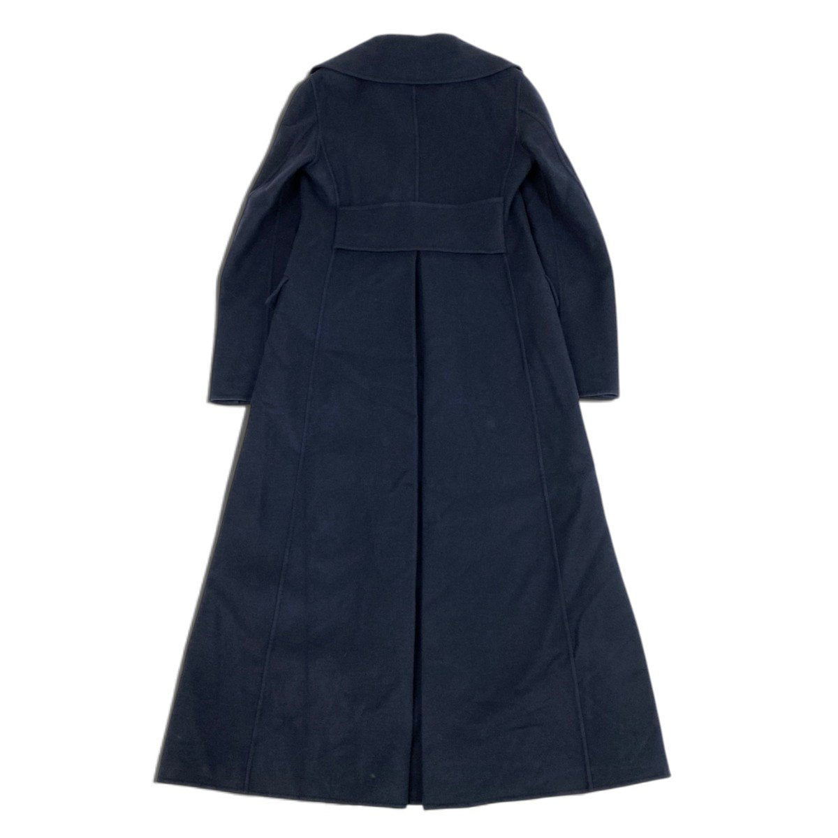 Ej21 《未使用品》 Christian Dior クリスチャンディオール ダブルブレスト カシミヤ ロングコート 940M25A0005 34 ネイビー カシミヤ100 レディースk02i