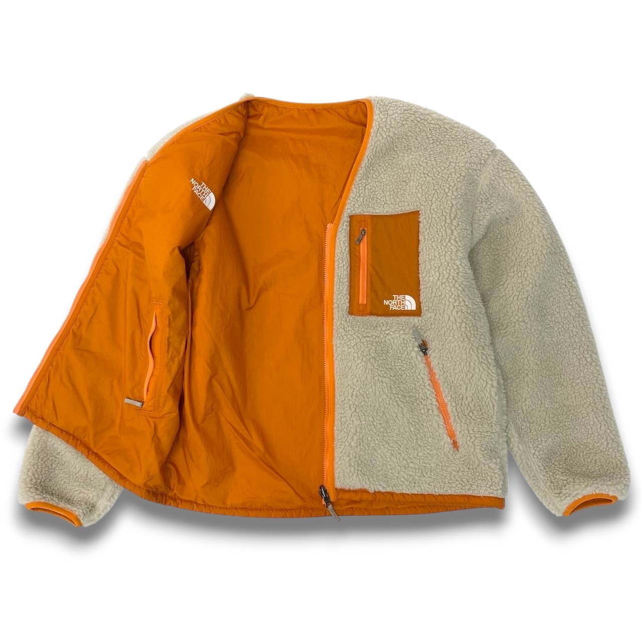 57c10 THE NORTH FACE ザ ノースフェイス エクストリーム パイル リバーシブル ボアカーディガン サイズM メンズ レトロX アウター ブルゾンk02i