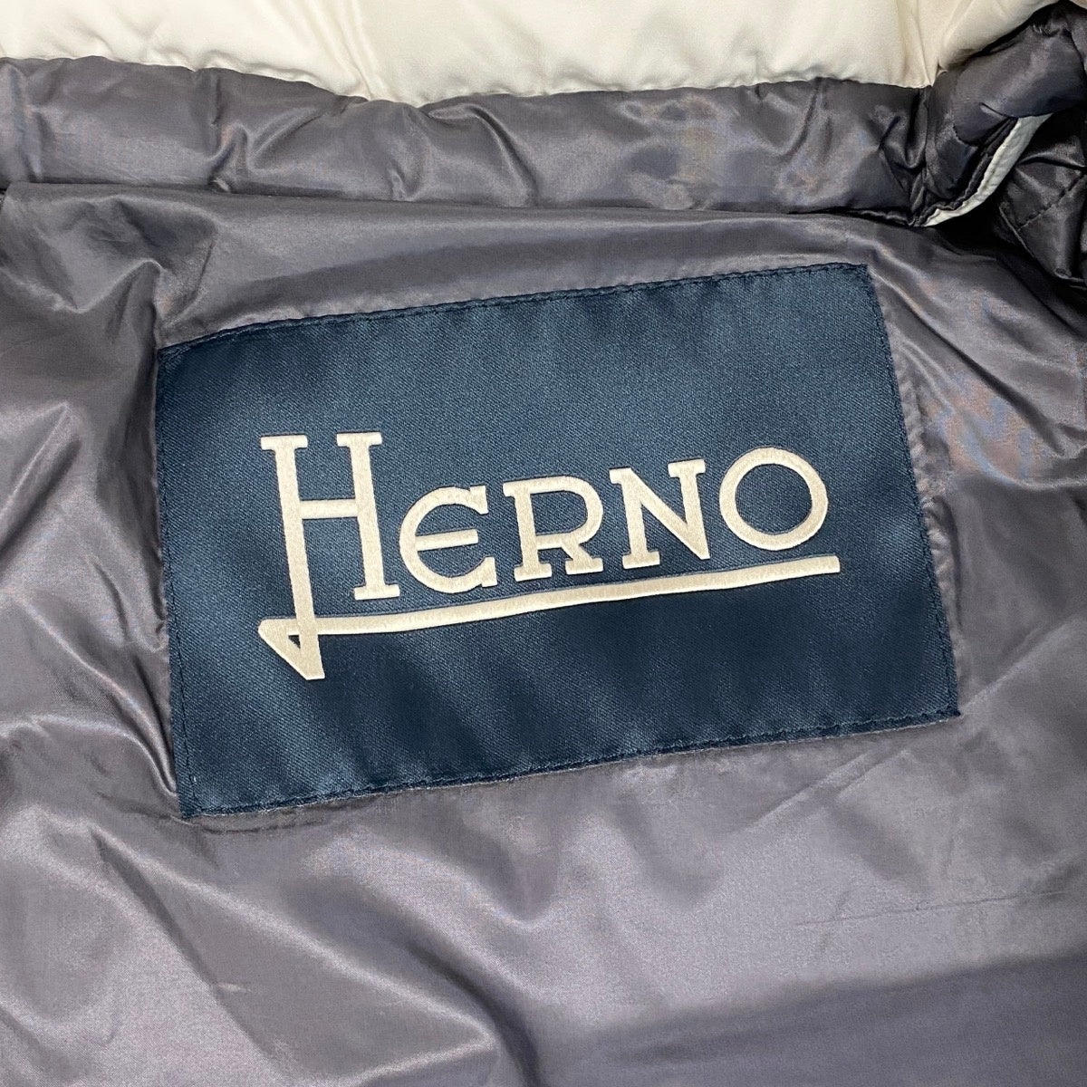 8f5 HERNO ヘルノ フーデット ダウンコート 3way フード/ファー取外し可 PI0214U サイズ48 アイボリー メンズ 紳士服u02t
