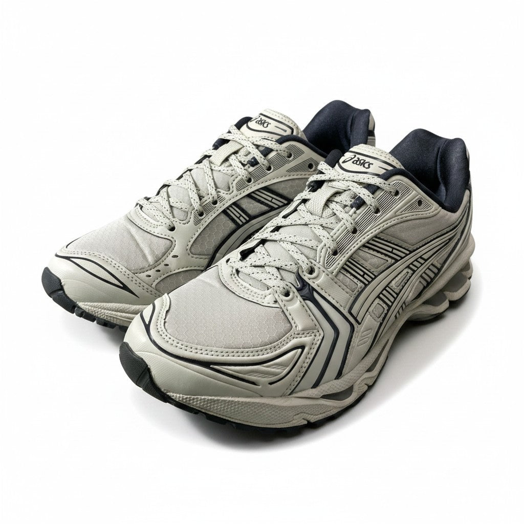 2g8 ASICS アシックス GEL-KAYANO 14 WHITE SAGE ローカットスニーカー 1203A412 26cm グレー メンズ 男性用o07t