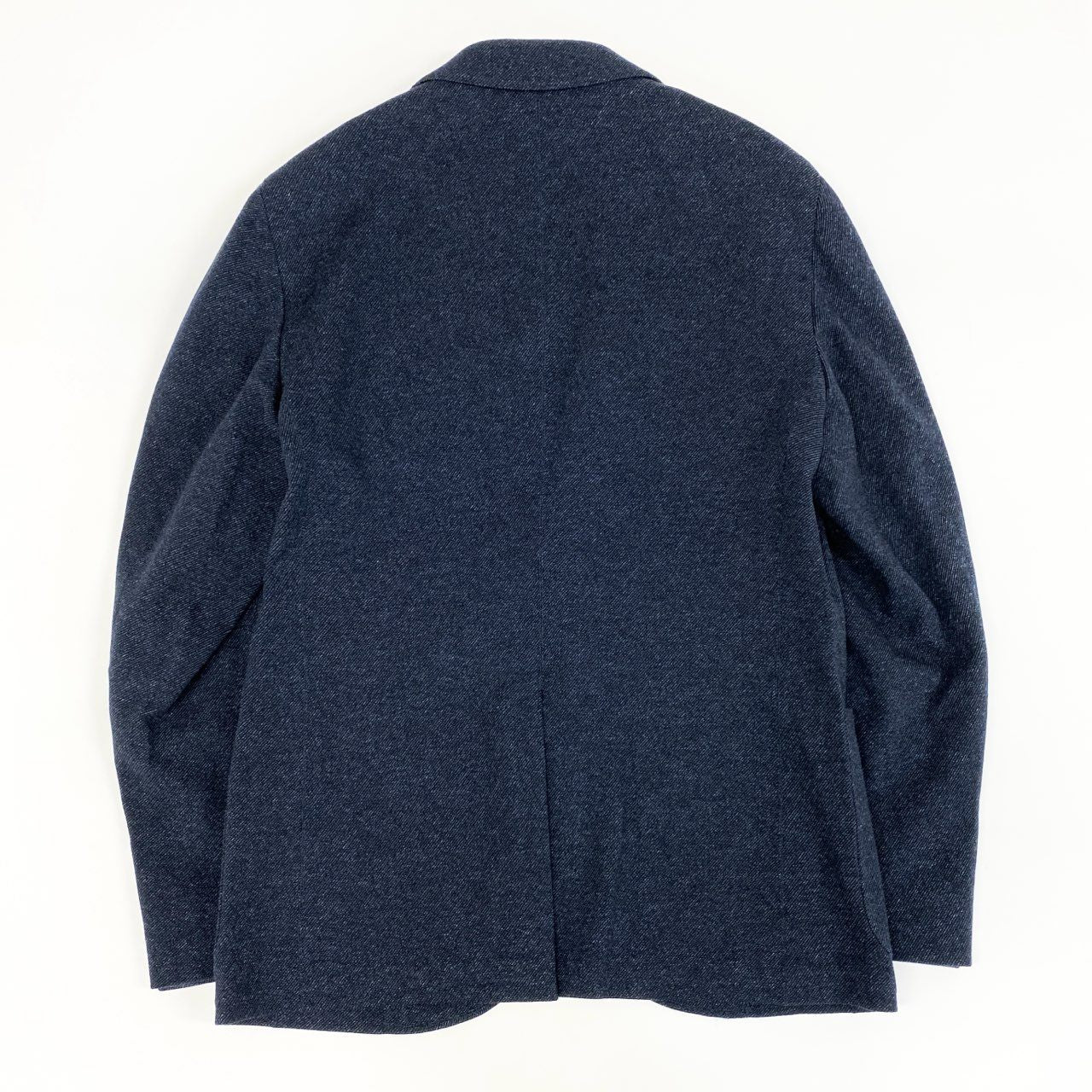 46f30 UNITED ARROWS ユナイテッドアローズ メランジ ジャージ 2Bシングル ジャケット テーラードジャケット ブレザー 11221996126 50 ネイビー メンズ