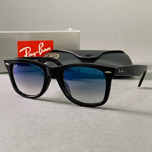 a27 Ray Ban レイバン ORIGINAL WAYFARER CLASSIC ウェイファーラー サングラス RB2140F 52□22-150 ブラック ブルー