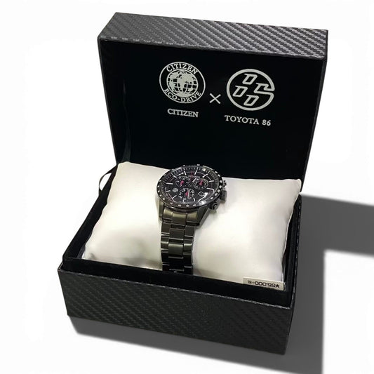 c23 CITIZEN ×TOYOTA 86 シチズン トヨタ ハチロク コラボ ブラック ステンレス 腕時計 メンズ BL5495-64Ek02i