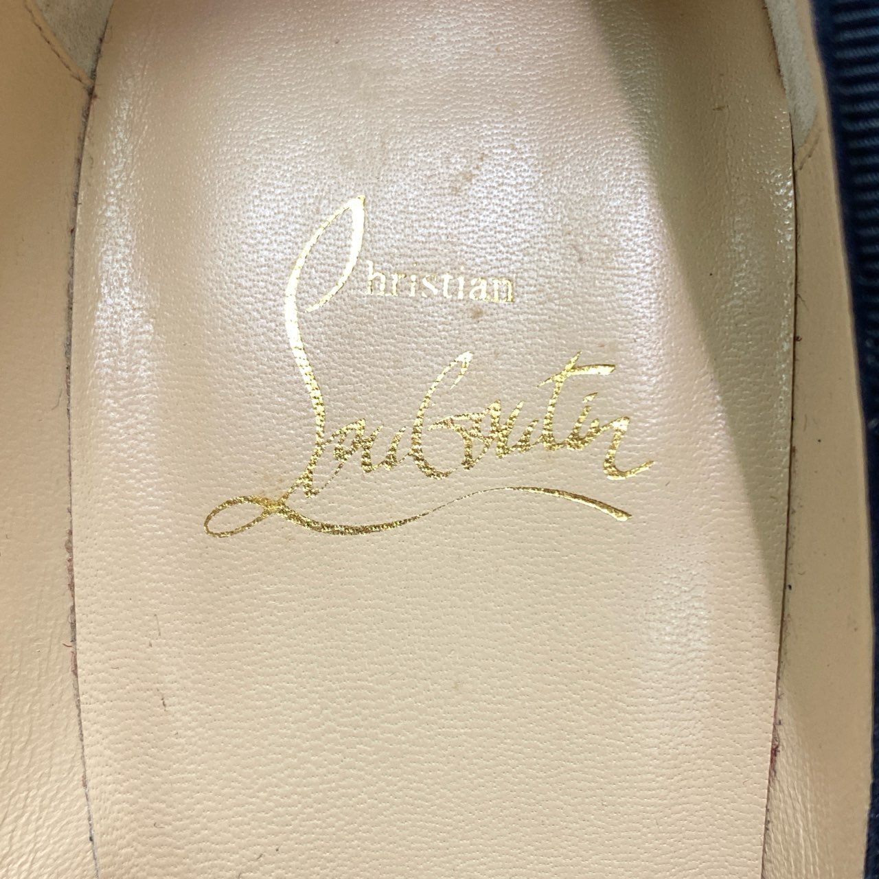 8k6 Christian Louboutin クリスチャンルブタン FOLLIS SPINKES スタッズパンプス 3161133 サイズ37.5 ブラック ベルベット レディース 女性用 シューズ 靴