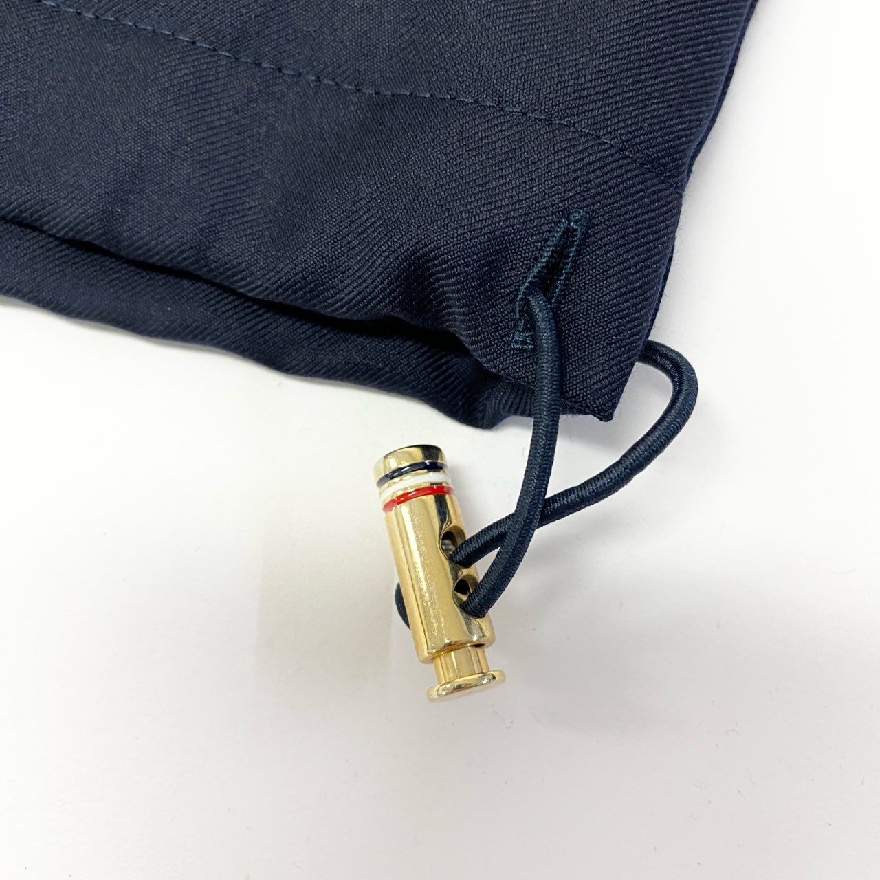 38a16 THOM BROWNE トムブラウン ジップパーカー ジャケット MJT087A サイズ1 ネイビー バッグライン トリコロールt18r