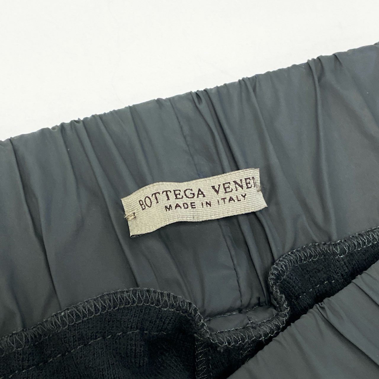 9a27《美品》 BOTTEGA VENETA ボッテガヴェネタ ウールニット スウェットパンツ サイズ50 グレー Wool Knit Sweat Pantst18r