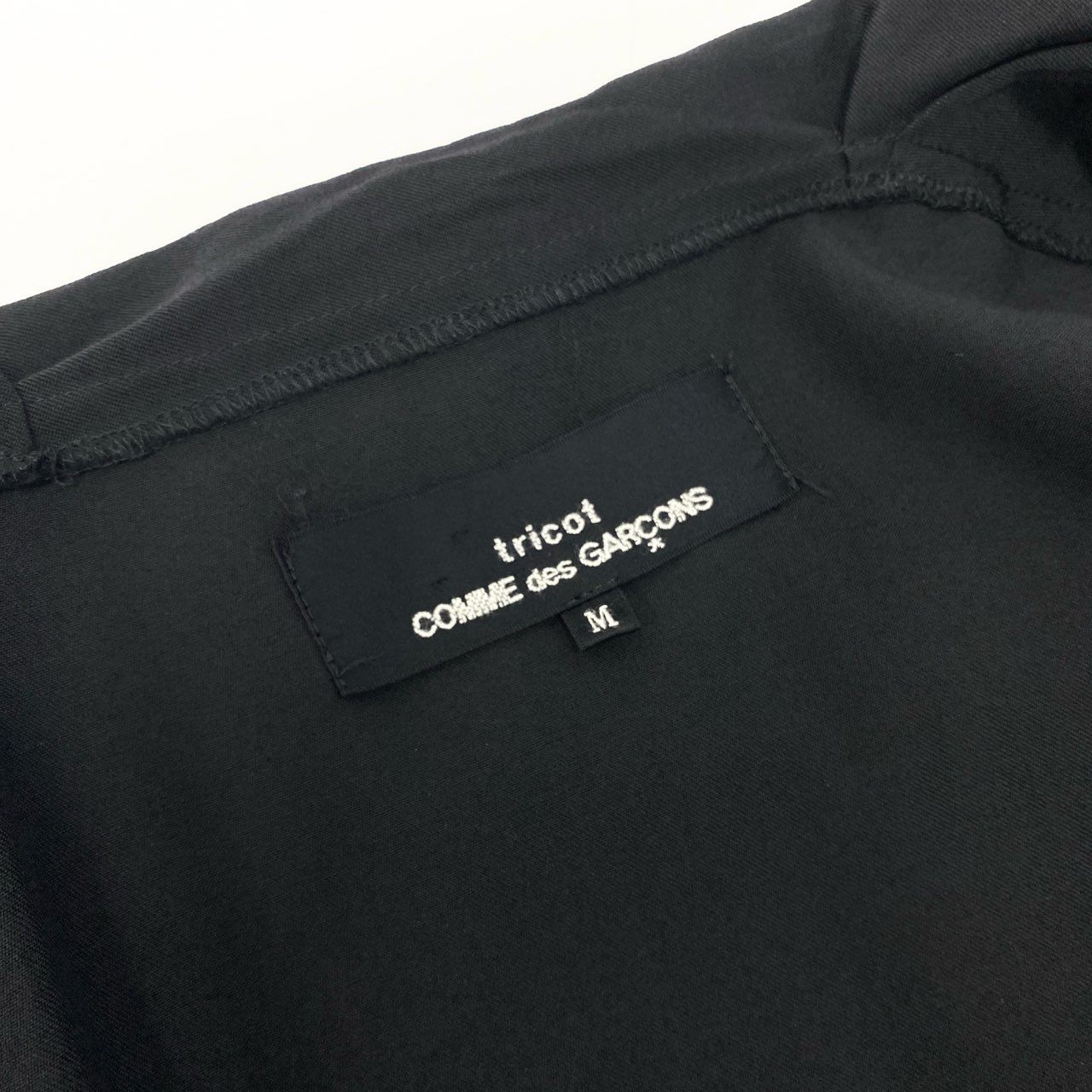 86a16 tricot COMME des GARCONS トリコ コムデギャルソン 1991年 ダブルボタン 変形ワンピース サイズM  レディース 女性用 トップスk02i