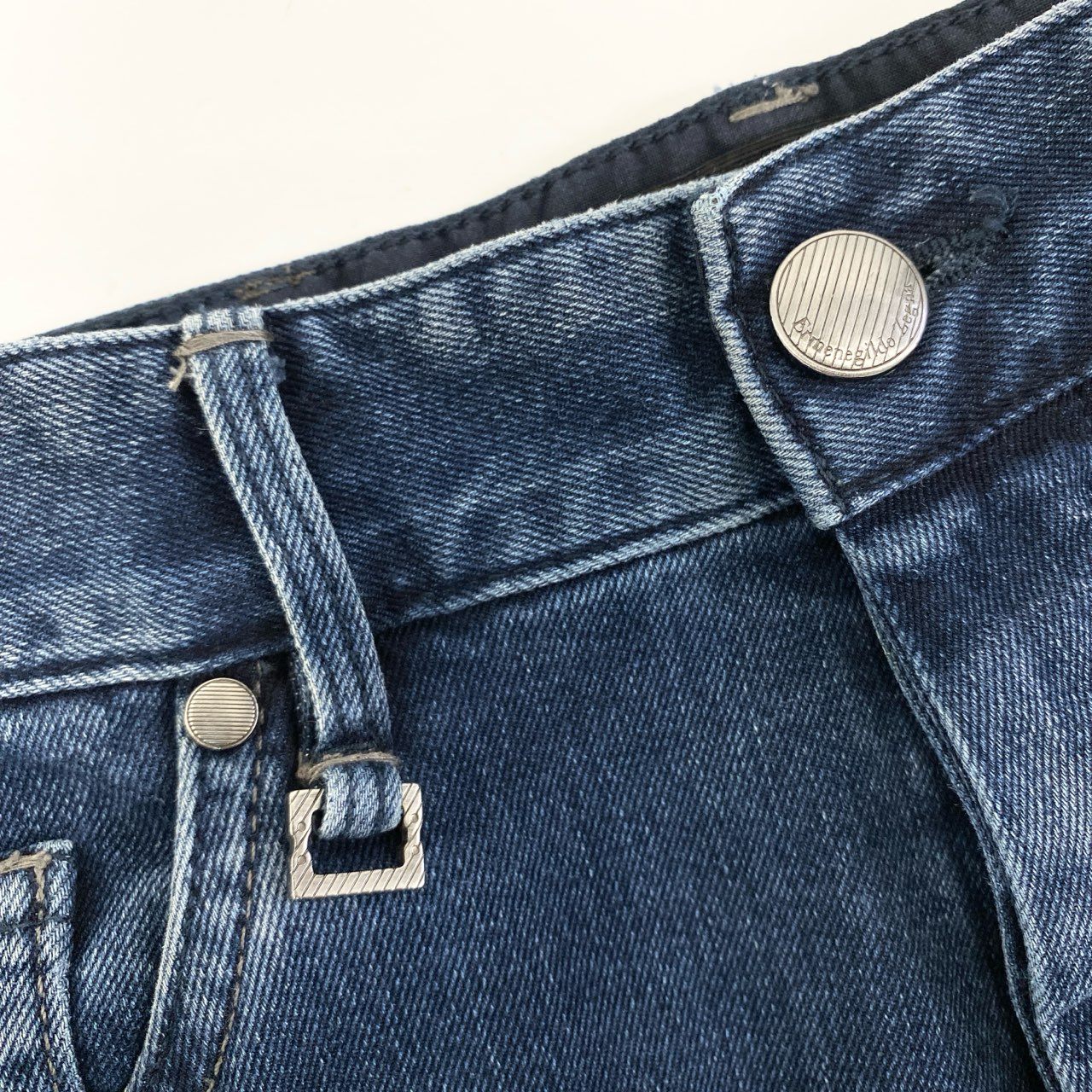 11i16 Ermenegildo Zegna エルメネジルドゼニア ５ポケット デニムパンツ ジーパン ハイストレッチ ボタンフライ 30 インディゴブルー メンズu02t