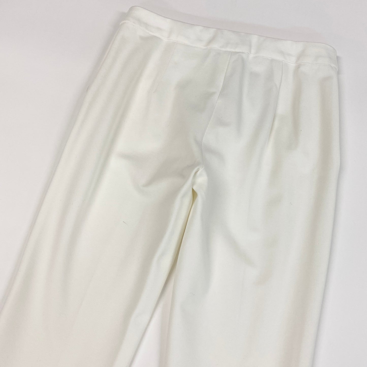 29d16 【未使用タグ付】 2025年 Max Mara マックスマーラ ペーニョ ビスコース ジャージー クロップドパンツ ストレッチパンツ ボトムス 1786025106 サイズ42 006 ホワイト レディース 女性用u02t