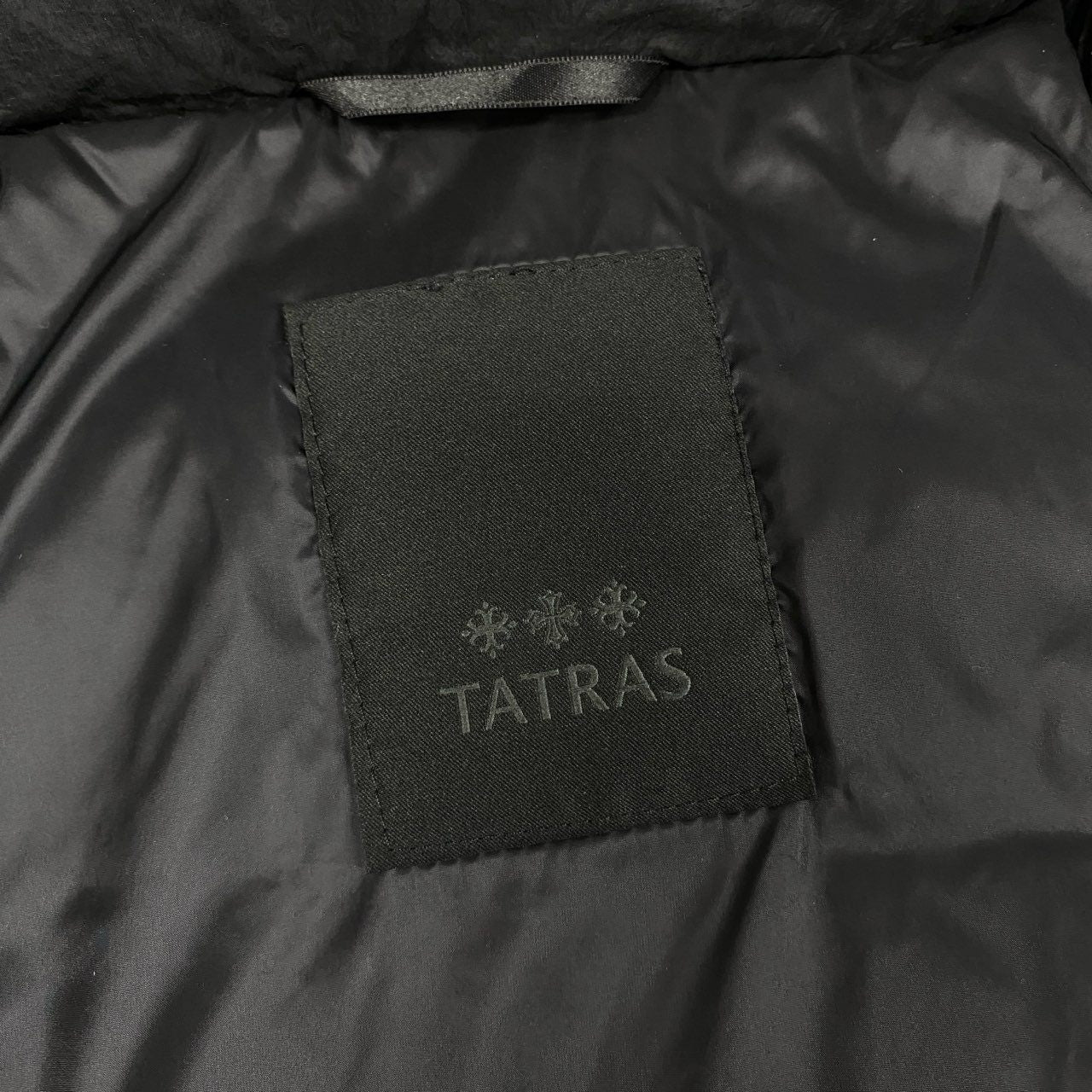 67k7 TATRAS タトラス ポリテアマ ダウンジャケット ダウンコート アウター LTA19A4694 02 Mサイズ相当 ブラック ナイロン レディースo07t