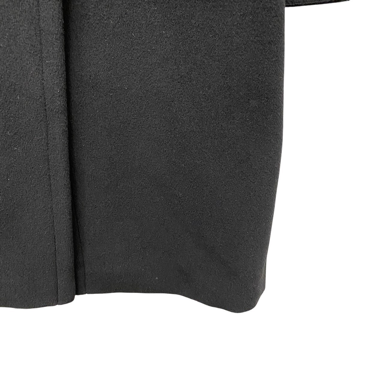 85g5 Max Ｍara マックスマーラ ステンカラーコート ロングコート イタリア製 サイズ40 ブラック ウール100％ レディース 女性用u02t