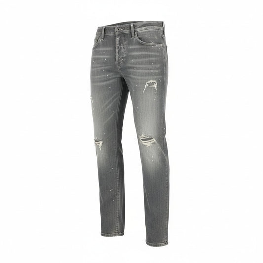 49L9 【美品】DSQUARED2 ディースクエアード COOL GUY JEAN ストレッチ デニム ウォッシュ ダメージ加工 S71LB1147 S30260 50サイズ グレー メンズo07t