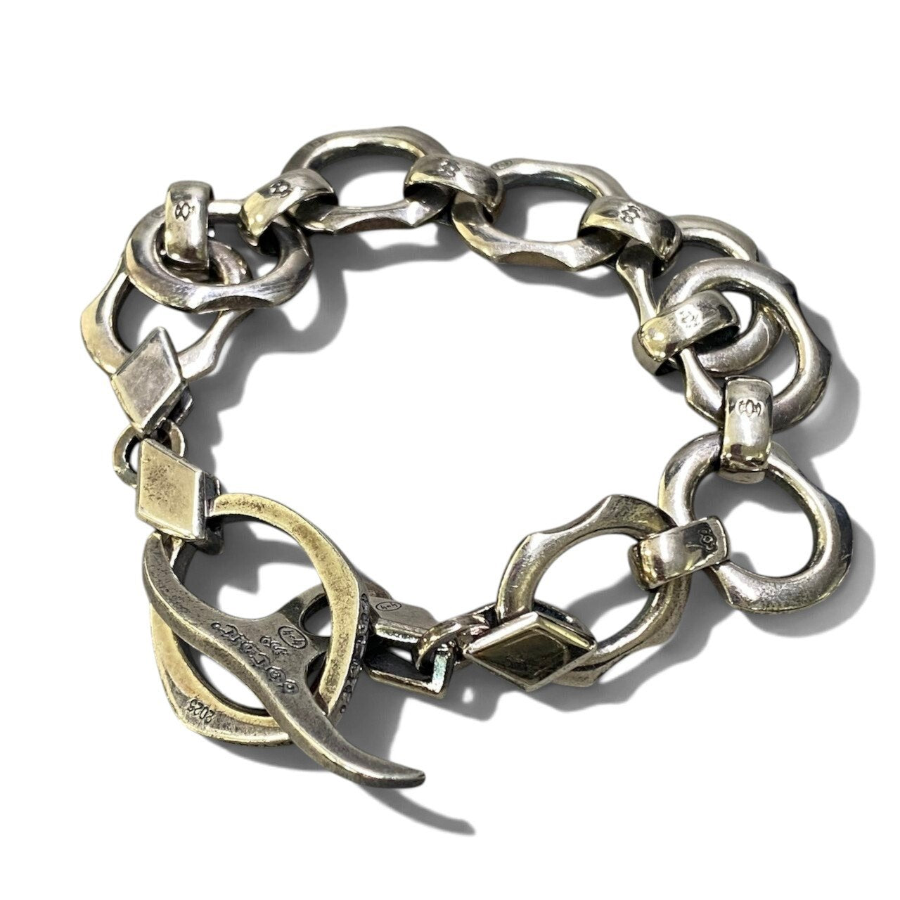 h29 Yohji Yamamoto ヨウジヤマモト GOTHIC ゴシック 950 アンカーブレスレット Silver Anchor Bracelett18r