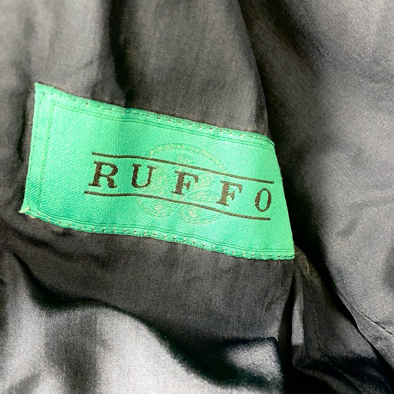 19b13 RUFFO ルッフォ レザージャケット ノーカラージャケット イタリア製 レディース 女性用 ブラック 本革 leatheru02t