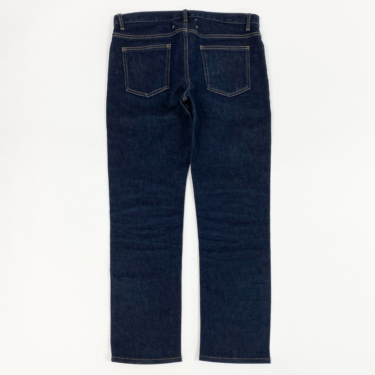 8j10 Maison Margiela メゾンマルジェラ デニムパンツ  ボタンフライ フルレングス S50LA0094 30サイズ インディゴ メンズu02t
