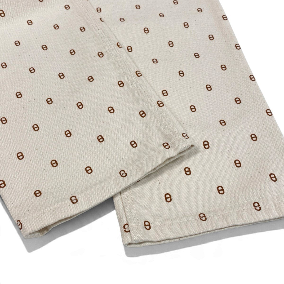Ij15 【未使用タグ付】 Hermès エルメス シェーヌダンクル セリエボタン カラーパンツ サイズ34 アイボリー レディースo07t