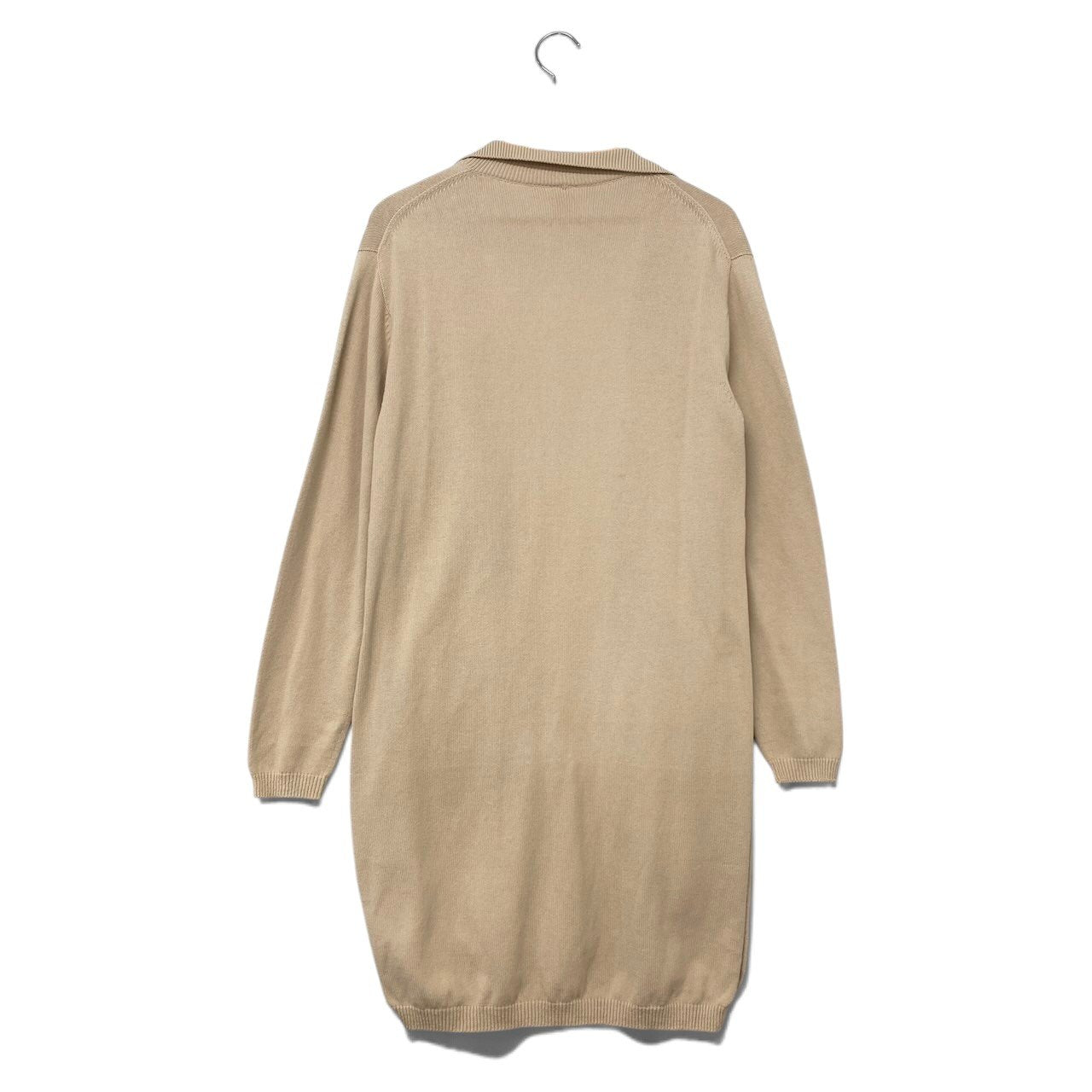 35h31 MaxMara マックスマーラ ロングカーディガン ロングスリーブニットカーディガン トップス ベージュ レディース 女性用u02t