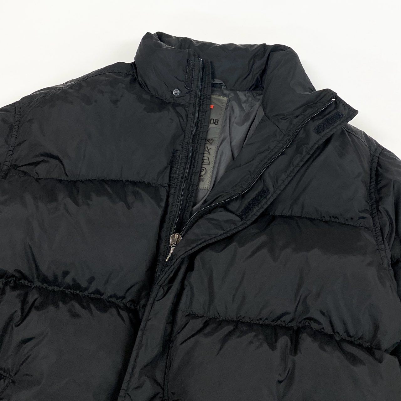 30l14 PRADA SPORTS プラダ スポーツ ダウンジャケット SGV408 サイズ48 ブラック DOWN JACKET イタリア製t18r