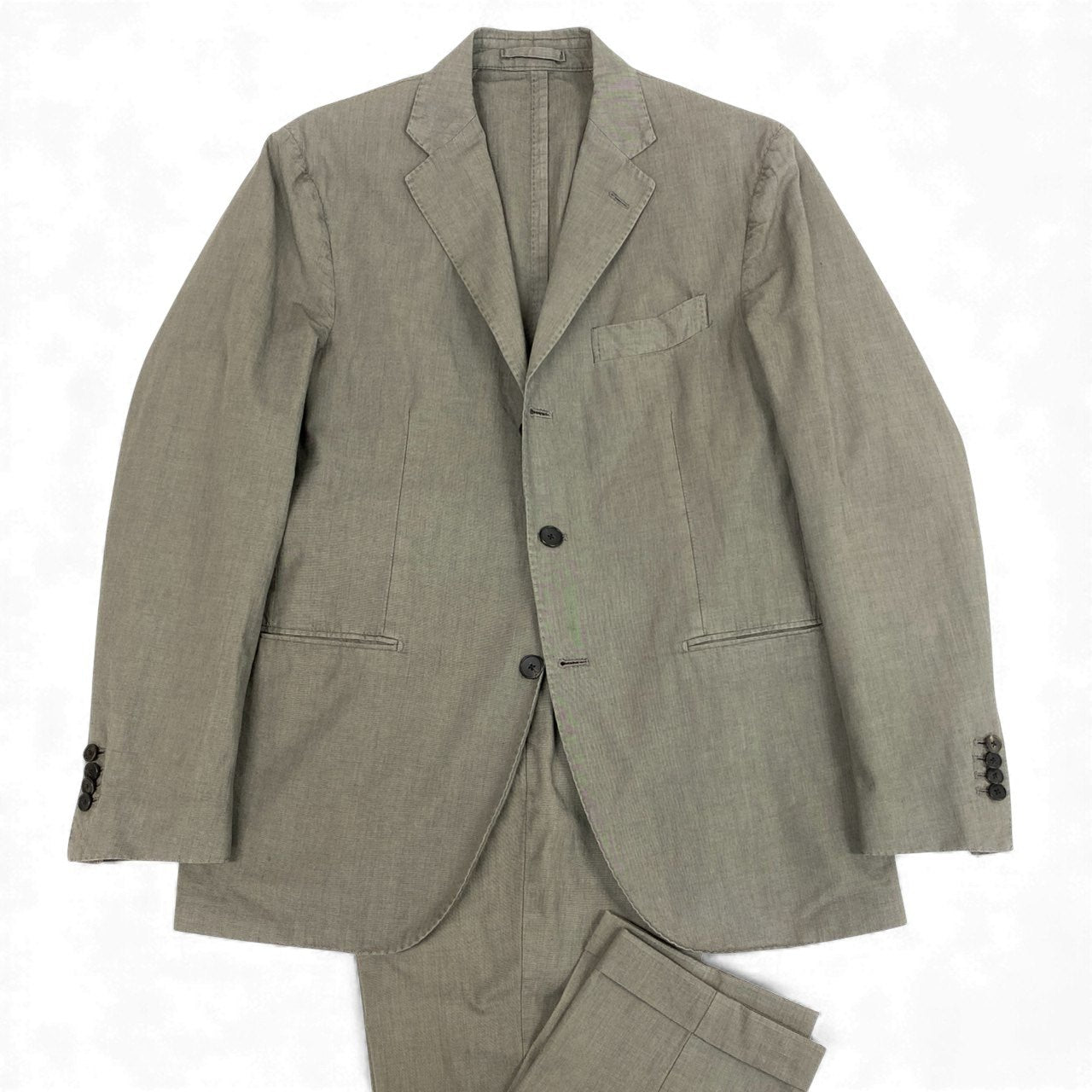 74k11 LARDINI ラルディーニ セットアップ スーツ フォーマル ビジネス PP487AV-25 52サイズ グレー メンズu02t