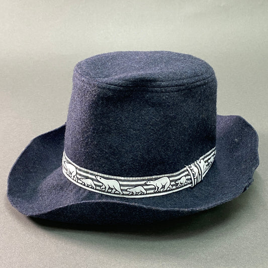 g29 KIJIMA TAKAYUKI キジマタカユキ × HUMAN MADE ヒューマンメイド 白くま Mt FUJI HAT ハット 1 ネイビー コラボ ヘッドウェア 帽子t18r