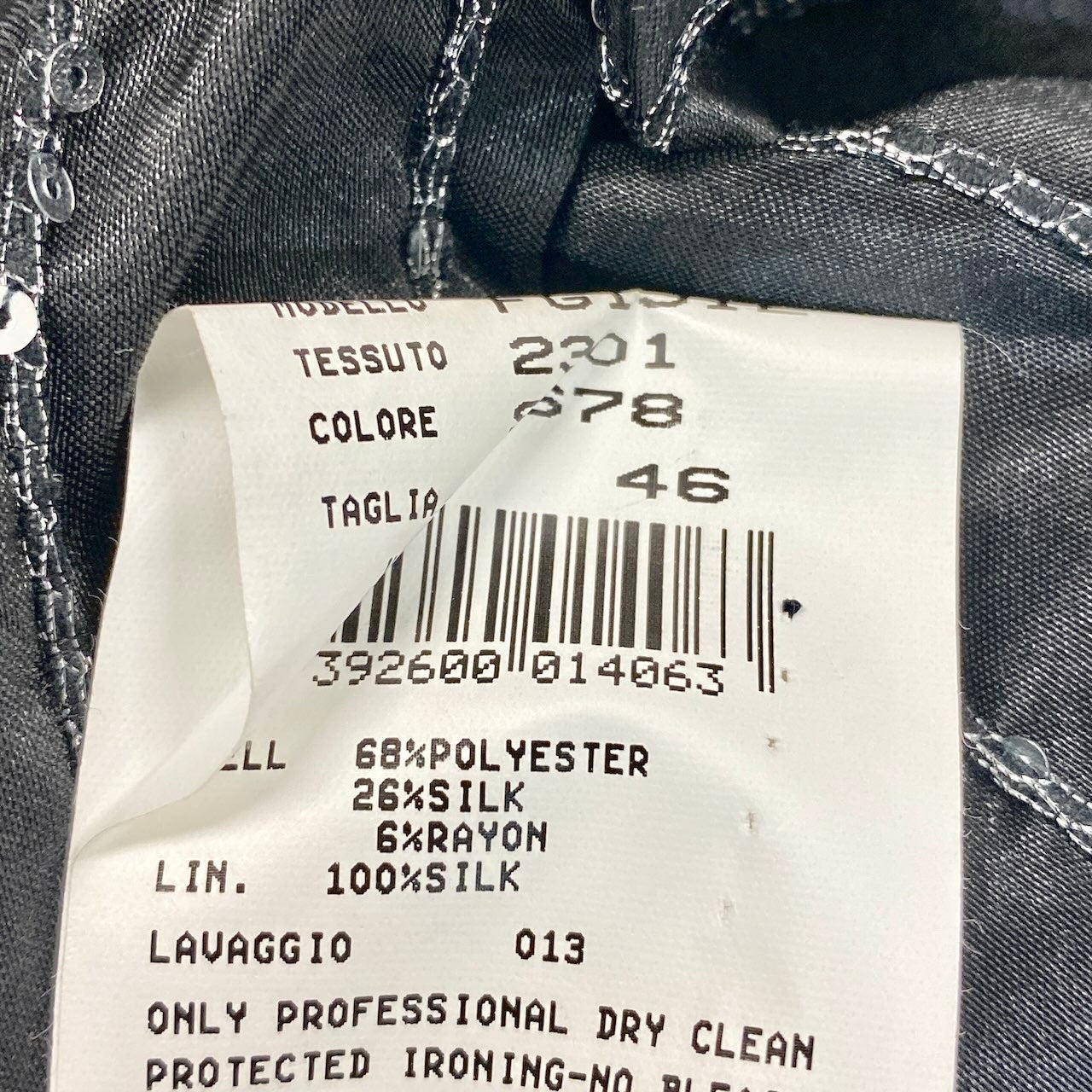 72e21 GIORGIO ARMANI ジョルジオアルマーニ 変形ジャケット ストライプ スパンコール ダブルジップ アウター イタリア製 46サイズ ブラック レディース 女性用t18r