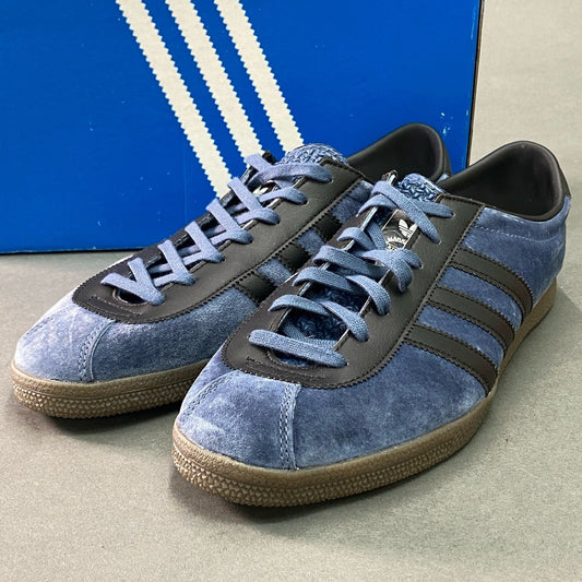 4f4 《未使用品》 adidas アディダス LONDON ロンドン スニーカー IE0825 28cm ネイビー スエードレザー シューズ 箱付き