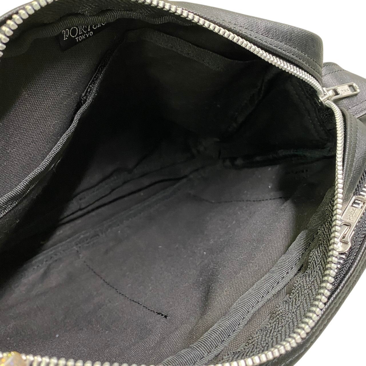 Be16 《美品》 PORTER ポーター FREE STYLE フリースタイル ショルダーバッグ 707-08211 ブラック 高密度キャンバス 吉田カバン YOSHIDAt18r