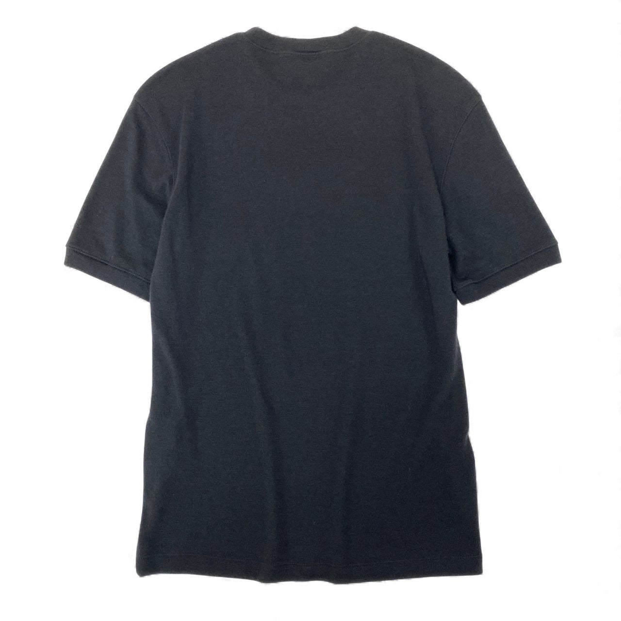 78L9 GIORGIO ARMANI ジョルジオアルマーニ 総カシミア ハイゲージ ニット セーター トップス クルーネック 50 ブラック カシミヤ100 メンズ 男性用u02t