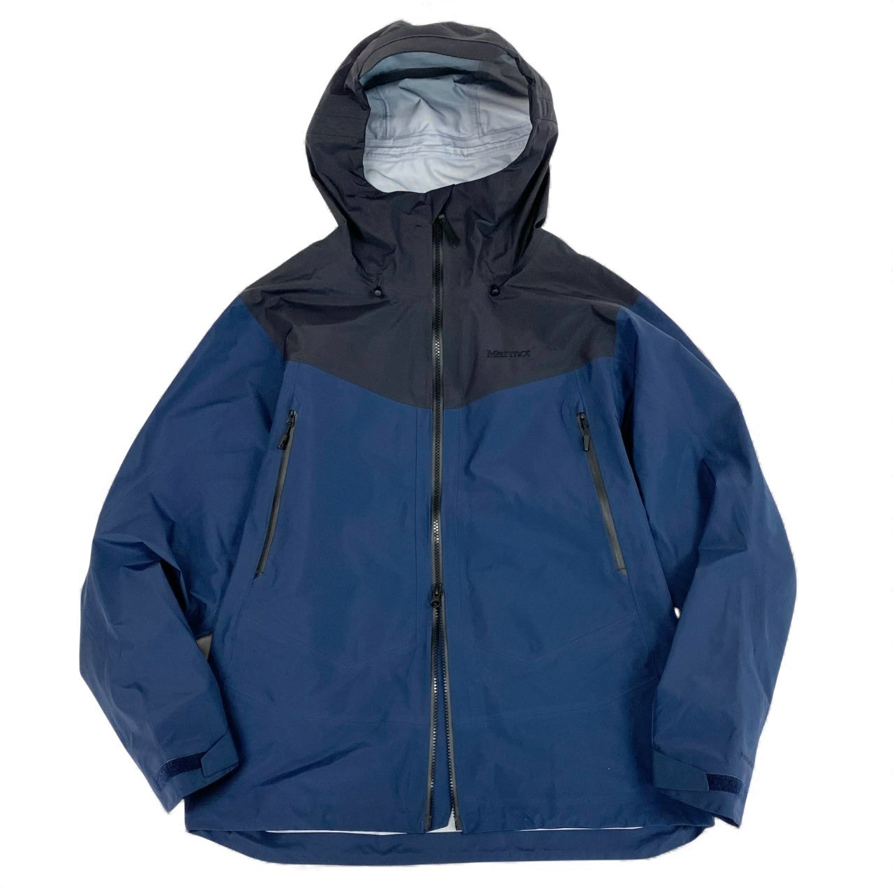 49L9 【美品】Marmot × SHIPS マーモット シップス ナイロンジャケット  SHELL JACKET GORE-TEX TSFMR209SP Lサイズ ネイビー ブラック ナイロン100％ メンズo07t