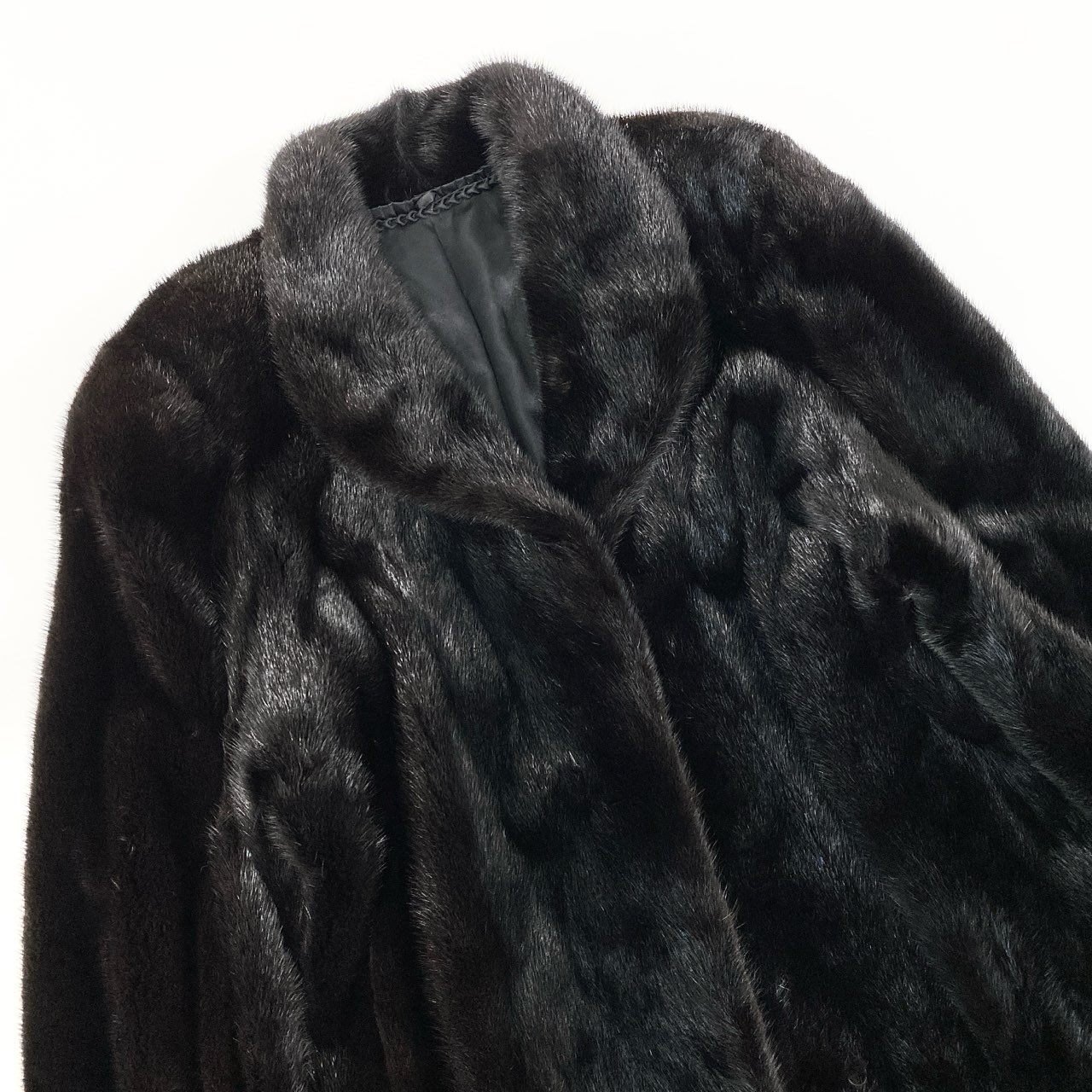 41j29 《美品》 ROYAL SAGA MINK ロイヤルサガミンク 金サガ マホガニー リアルファーコート 11 ダークブラウン 最高級本毛皮 FUR COAT 毛並み◎ 毛質◎t18r