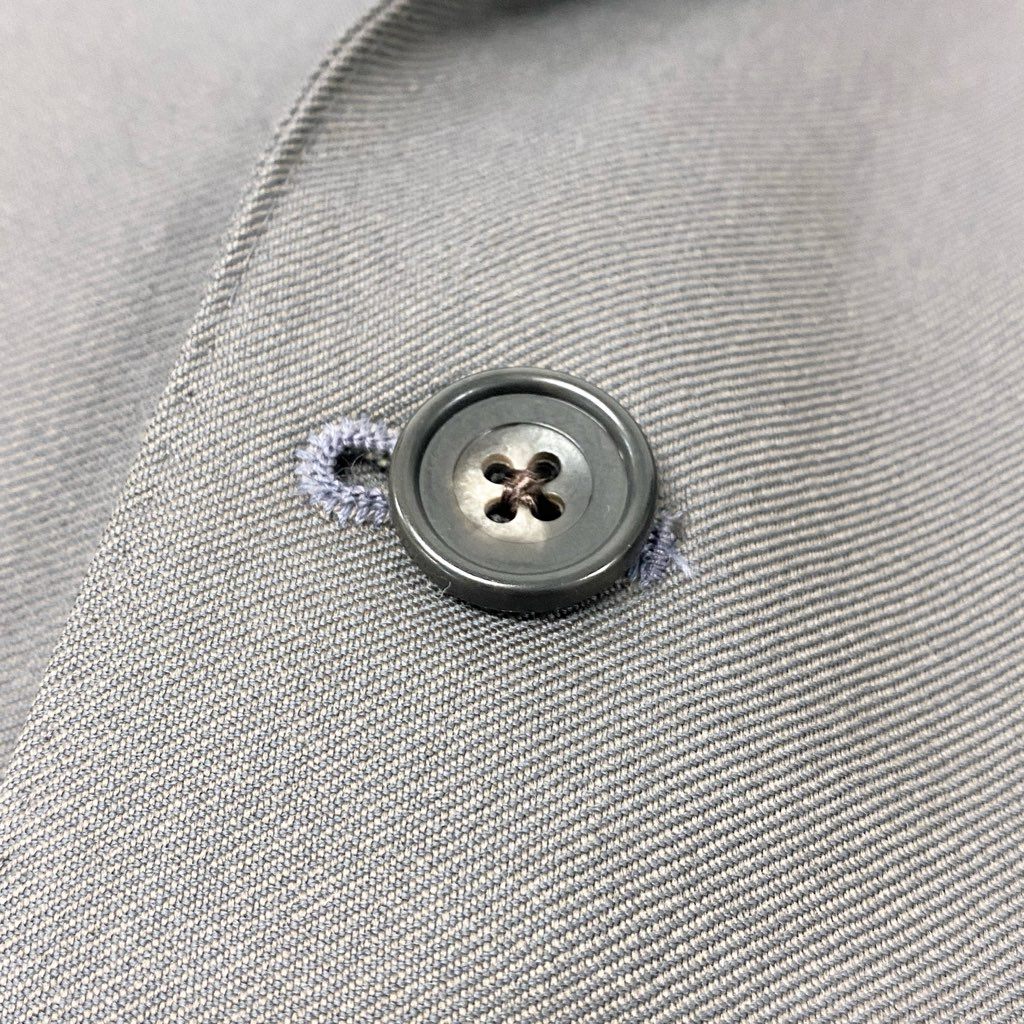 22l28 BURBERRY バーバリーズ スーツセットアップ テーラードジャケット スラックスパンツ 96-86-170AB5 ブラウングレー ウール100％ メンズ 男性用o07t