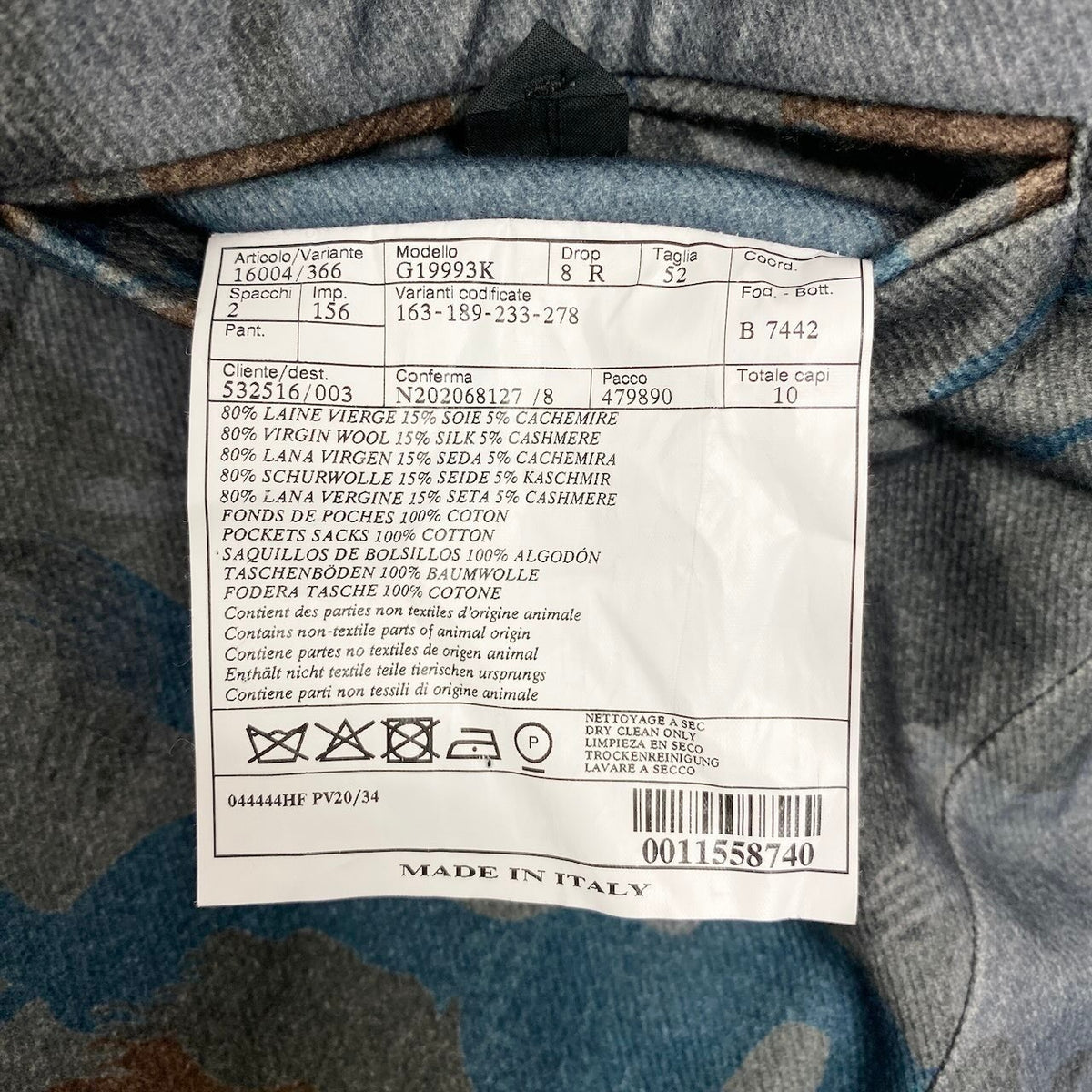 28j16 【極美品】 HERMES エルメス 20年 テーラードジャケット アンコンジャケット グレンチェック サイズ52 グレー系 メンズ 紳士服u02t