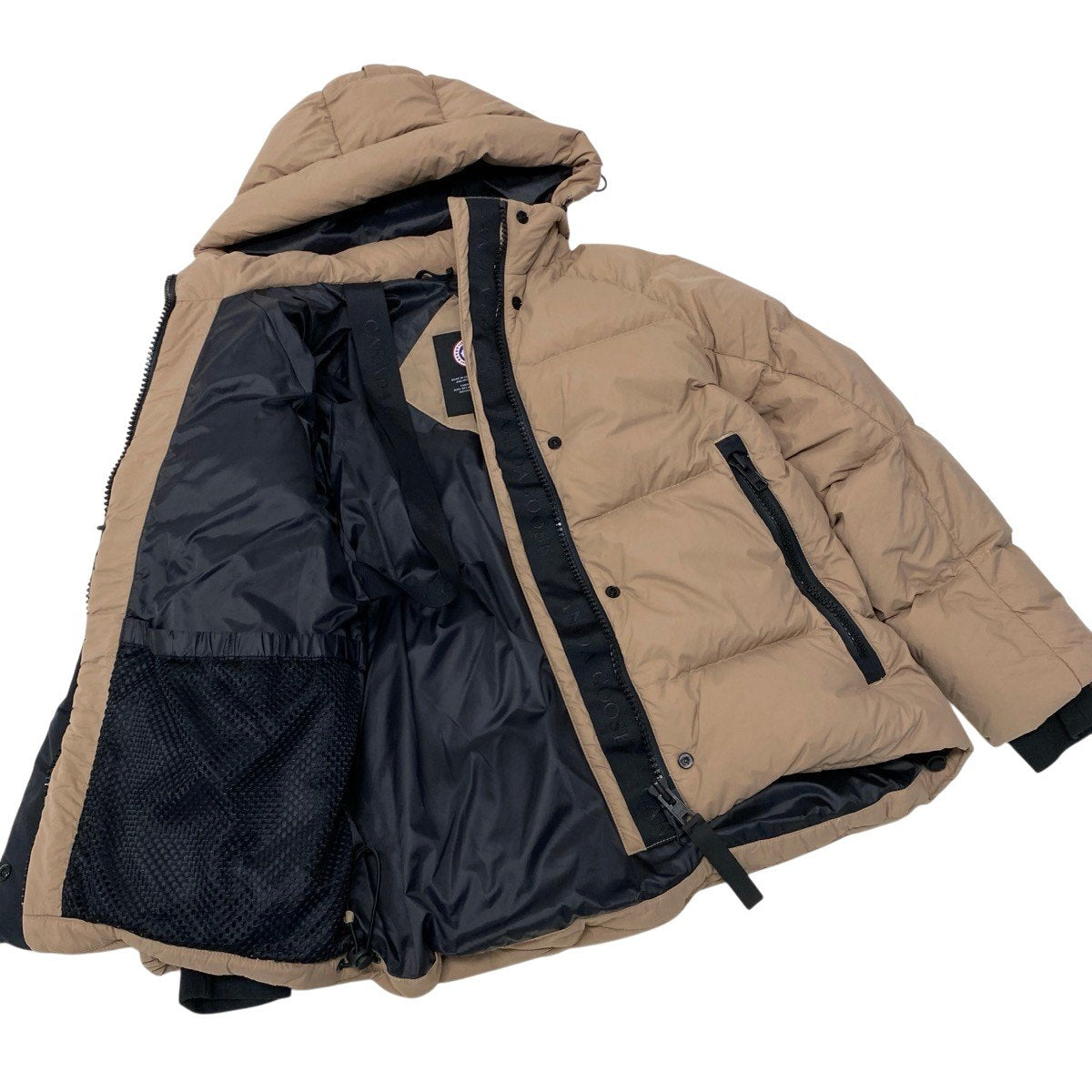 42h18 Canada Goose カナダグース Bryden Puffer ダウンジャケット フード取外可 リサイクルエンデュラリュクス生地 2621WBJ SP 165/88A Tan レディース 女性用t18r