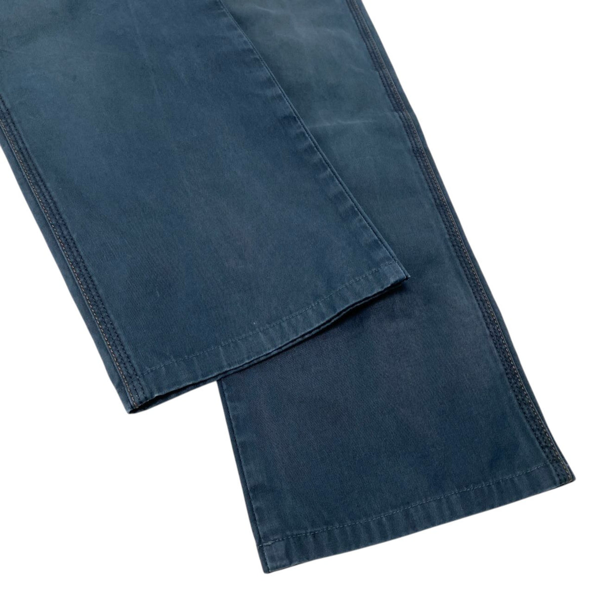 7j19 LOUIS VUITTON ルイヴィトン カラーデニム ストレートパンツ 金ボタン サイズ38 ネイビー コットン100％ メンズo07t